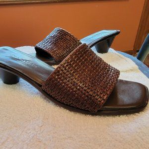Cole Haan brown leather womens sandal 7.5